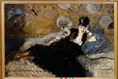 Die Dame mit den Fächern von Édouard Manet